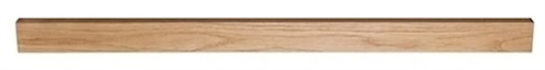 Oak Pre-Finished Square Complete Half Newel Post