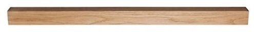 Oak Pre-Finished Square Complete Newel Post 2mtr