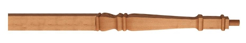 Ash Provincial Volute Newel Post