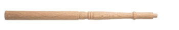 Oak Georgian Volute Newel Post