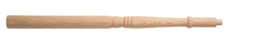 Oak Georgian Volute Newel Post