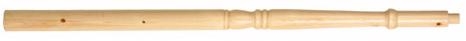 Pine Georgian Volute Newel Post