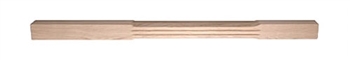 Oak Fluted Stop Chamfer  Spindle 900 x 41 x 41