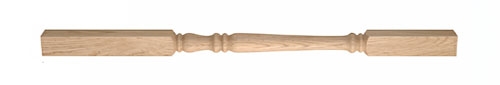Oak Georgian Turned 41mm Spindle 1100 x 41 x 41mm