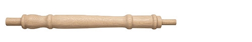 Oak Georgian Continuous Handrail Newel Post