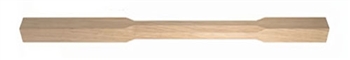 Oak Stop Chamfer 55mm Spindle 900 x 55 x 55mm