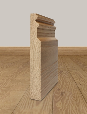 Solid Oak Skirting Board Profile 8