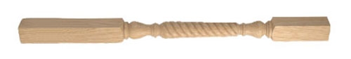 Oak Barley Twist Spindle  55mm Spindle 1100 x 55 x 55mm