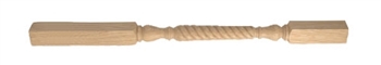 Oak Barley Twist 41mm Spindle 900 x 41 x 41mm