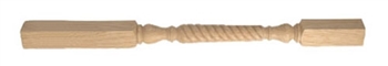 Oak Barley Twist Spindle 55mm Spindle 900 x 55 x 55mm