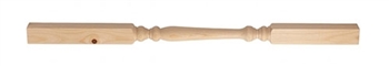 Pine Colonial Turned 41mm Spindle 900 x 41 x 41mm