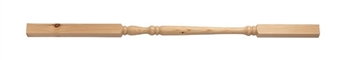 Pine Georgian Turned 32mm Spindle 1100 x 32 x 32mm