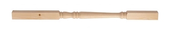 Pine Georgian Turned 41mm Spindle 1100 x 41 x 41mm