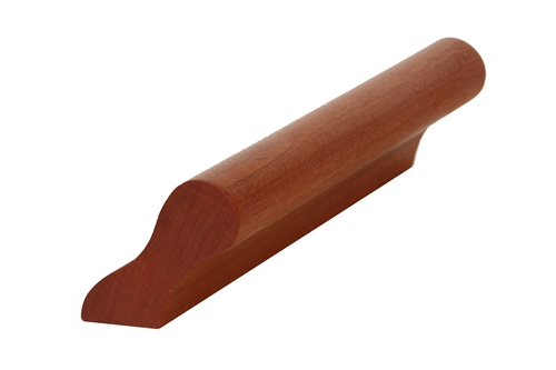 Dark Hardwood Pigs Ear Wall Mounted Handrail 2.4mtr