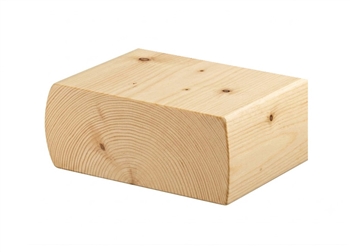 Pine Precision Newel Half Cap