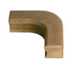 Oak Pre-Finished Horizontal 90 Degree Turn