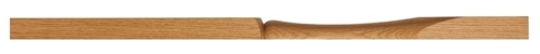 Oak Precision Newel Half Post