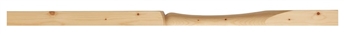 Pine Precision Newel Half Post