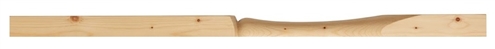 Pine Precision Newel Half Post