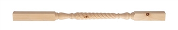 Pine Barley Twist 41mm Spindle 1100 x 41 x 41mm