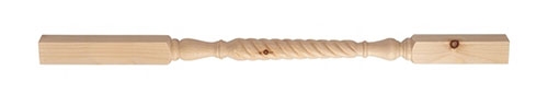 Pine Barley Twist 41mm Spindle 900 x 41 x 41mm
