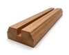 Dark Hardwood TBR Baserail 3.6mtr 10mm x 15mm Groove For Glass Inc Infill