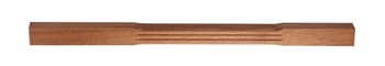 Dark Hardwood Fluted Stop Chamfer 41mm Spindle 1100 x 41 x 41mm