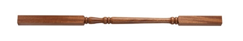 Dark Hardwood Georgian Turned 32mm Spindle 1100 x 32 x 32mm