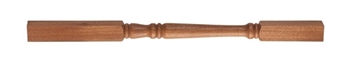 Dark Hardwood Georgian Turned 41mm Spindle 1100 x 41 x 41mm