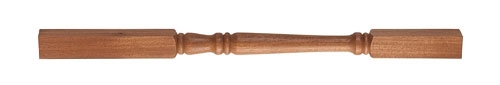 Dark Hardwood Georgian Turned 41mm Spindle 1100 x 41 x 41mm