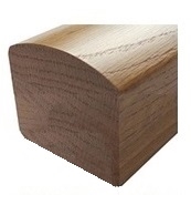 Oak Sleek Handrail 1.2mtr Ungrooved