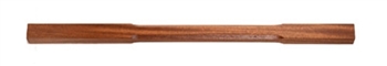 Dark Hardwood Stop Chamfer 35mm Spindle 900 x 35 x 35mm