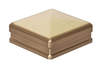 Solution Brushed Nickel Tulip Newel Cap