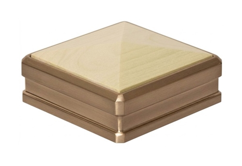 Solution Brushed Nickel Tulip Newel Cap