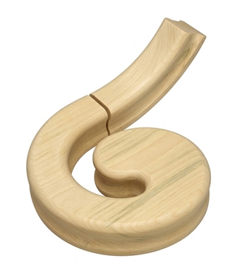 Tulip Handrail Right Hand Volute, Including Under Easing