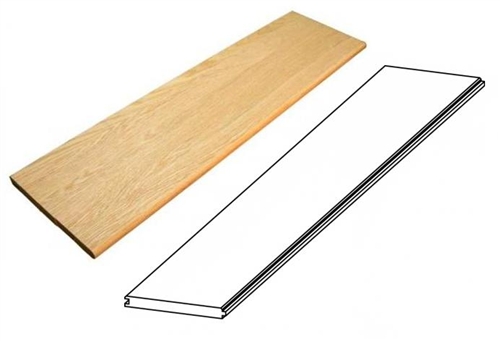 Solid Oak Tread Extension 250mm x 21mm x 1.0mtr
