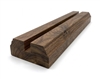 Walnut TBR Baserail 2.4mtr 13mm x 15mm Groove For Metal spindles Inc Infill