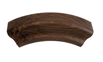 Walnut Over Easing (Down Ramp) 90 Degrees
