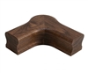 Walnut Horizontal Cap 90 Degree Turn