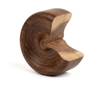 Walnut Handrail End Scroll