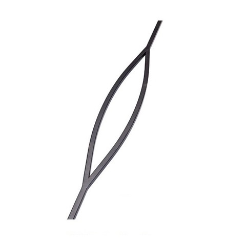 Whittington Tear Drop Matt Black Iron Spindle
