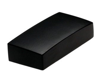 Whittington Black Half Flat Newel Cap 90mm