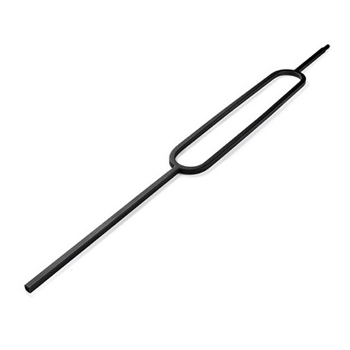 Whittington Oval Matt Black Iron Spindle