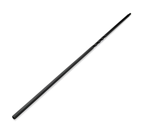 Whittington Single Twist Matt Black Iron Spindle