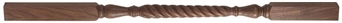 Walnut Barley Twist 41mm Spindle 900 x 41 x 41mm